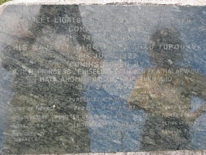 This one was to commemorate the donation of street lights to the area
Click for photo quality image
Warning photo quality image size is 764K